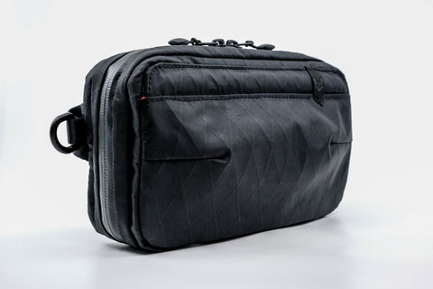 An Alpha Pack from the front at an angle | Color: Black VX | Size: 1.8L