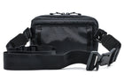 An Alpha pack from the back with strap and Fidlock buckle | Color: Black VX | Size: 1.8L