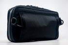 An Alpha Pack shown from the back at a three quarter angle | Color: Black VX | Size: 2.6L