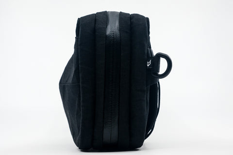 An Alpha Pack from the side | Color: Tactical Black | Size: 2.6L